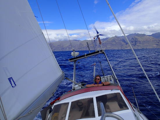 Sailing to La Gomera